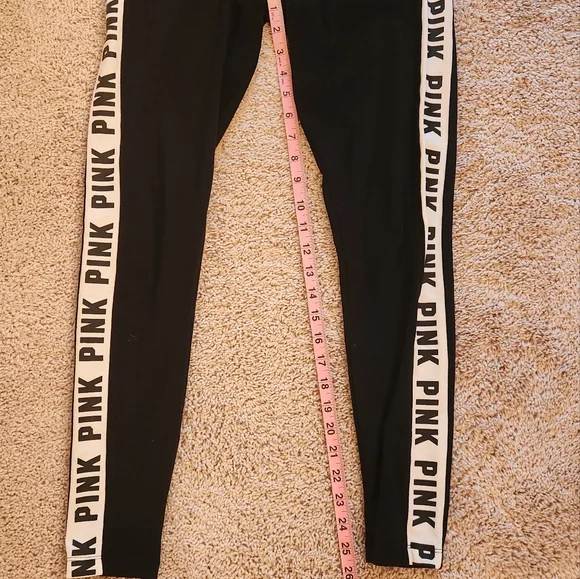 Victoria's Secret Pink Black& White Leggings Size Small - Picture 8 of 8